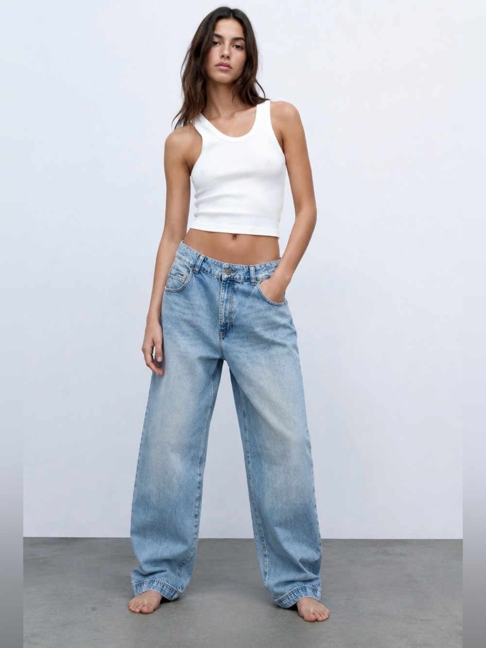 Zara denim, size 8, NWOT